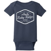 Ruby Ridge 1992 I Will Not Comply Baby Bodysuit