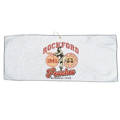 Rockford Retro 1945 Peaches Large Microfiber Waffle Golf Towel