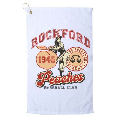 Rockford Retro 1945 Peaches Platinum Collection Golf Towel