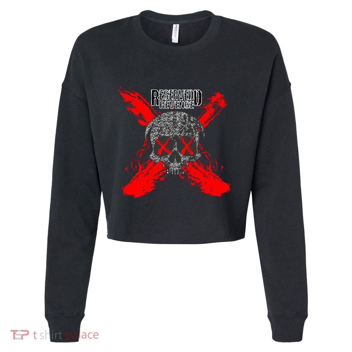 Reserved Revenge #2 Cropped Pullover Crew