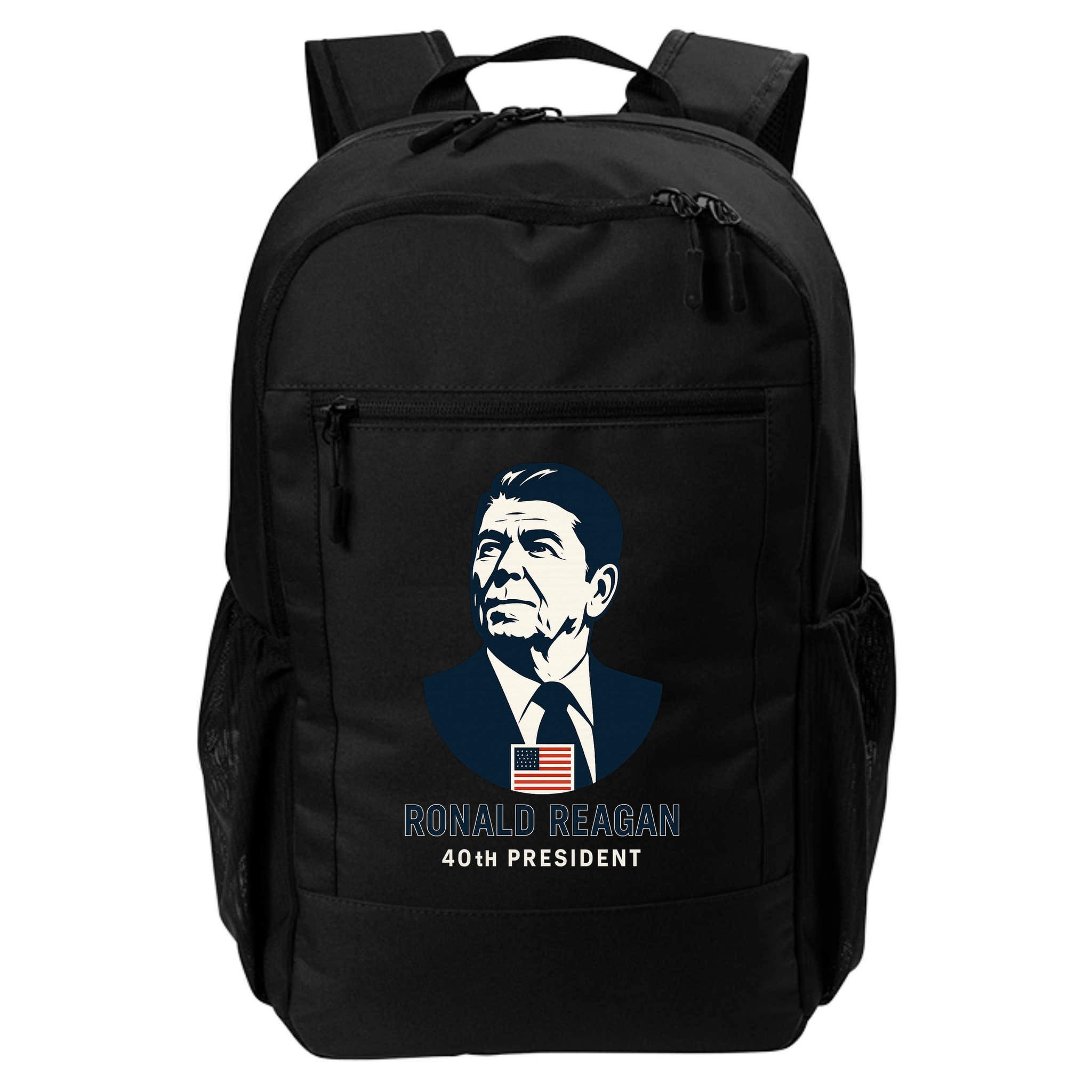 Ronald Reagan 40th President Minimalistic Backpack