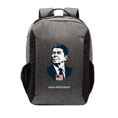 Ronald Reagan 40th President Minimalistic Vector Backpack