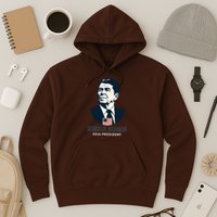 Ronald Reagan 40th President Minimalistic Hoodie