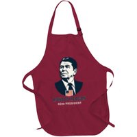 Ronald Reagan 40th President Minimalistic Apron