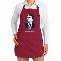 Ronald Reagan 40th President Minimalistic Apron