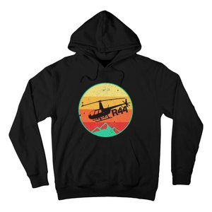 Robinson R 44 Helicopter Helo Aviation Aviator Pilot Gift Hoodie