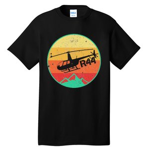 Robinson R 44 Helicopter Helo Aviation Aviator Pilot Gift Tall T-Shirt