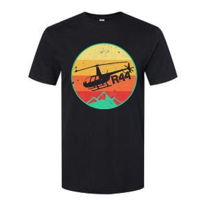 Robinson R 44 Helicopter Helo Aviation Aviator Pilot Gift Softstyle CVC T-Shirt