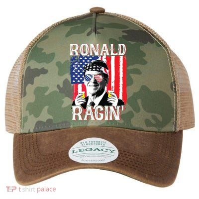 Ronald Ragin 4th Of July Merica Women American Flag Legacy Tie Dye Trucker Hat