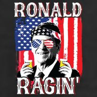 Ronald Ragin 4th Of July Merica Women American Flag 7 Panel Mesh Trucker Snapback Hat
