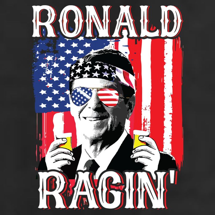 Ronald Ragin 4th Of July Merica Women American Flag 7 Panel Mesh Trucker Snapback Hat