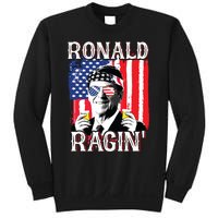 Ronald Ragin 4th Of July Merica Women American Flag Sweatshirt