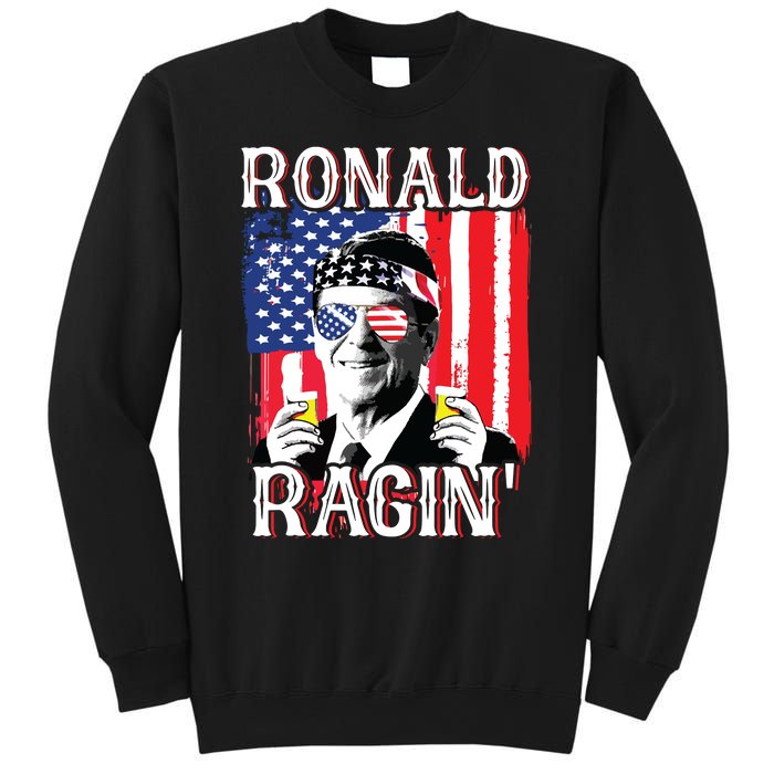 Ronald Ragin 4th Of July Merica Women American Flag Sweatshirt