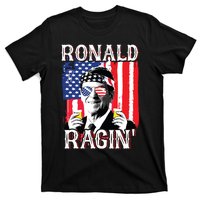 Ronald Ragin 4th Of July Merica Women American Flag T-Shirt