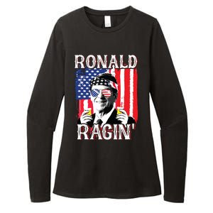 Ronald Ragin 4th Of July Merica Women American Flag Womens CVC Long Sleeve Shirt