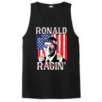 Ronald Ragin 4th Of July Merica Women American Flag PosiCharge Competitor Tank