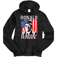 Ronald Ragin 4th Of July Merica Women American Flag Tie Dye Hoodie