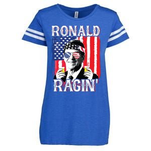 Ronald Ragin 4th Of July Merica Women American Flag Enza Ladies Jersey Football T-Shirt