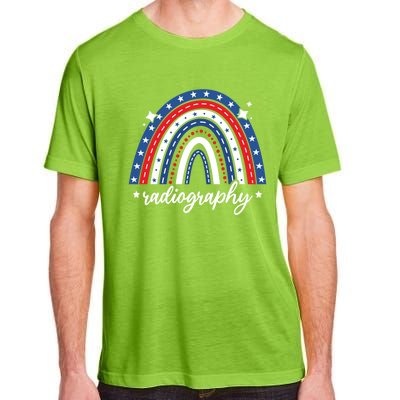 Rainbow Radiography 4th Of July Usa Flag America Patriotic Gift Adult ChromaSoft Performance T-Shirt