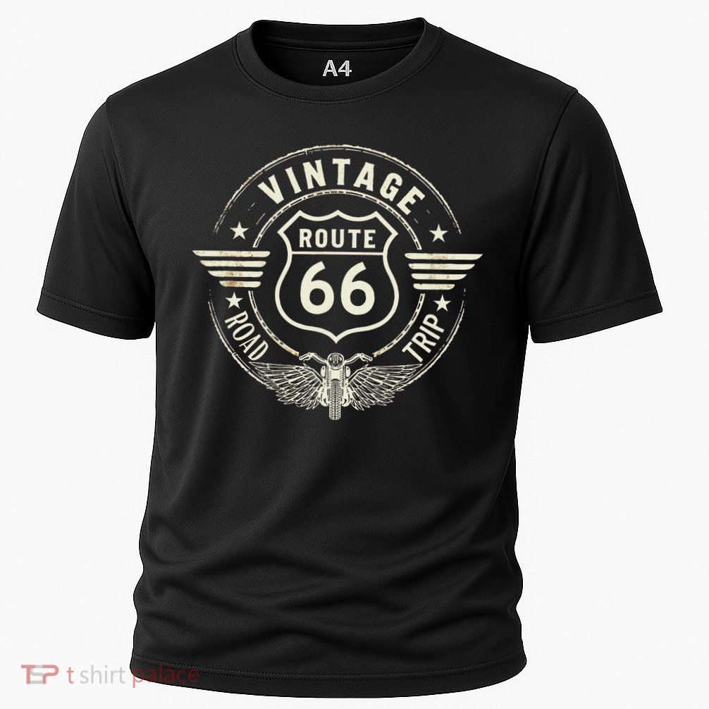 Retro Route 66 Road Trip Vintage Adventure Performance Shirt