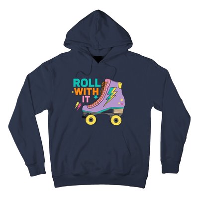 Retro Rollerskates 80S Derby Roller Skating For Teen Girl Hoodie