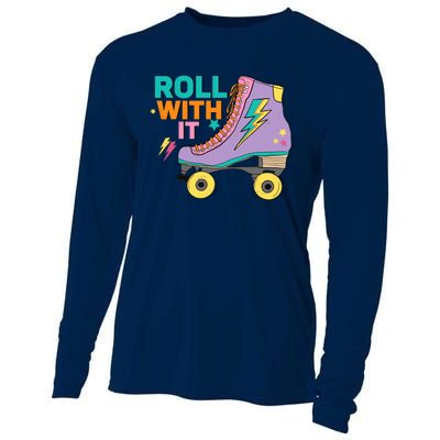 Retro Rollerskates 80S Derby Roller Skating For Teen Girl Cooling Performance Long Sleeve Crew