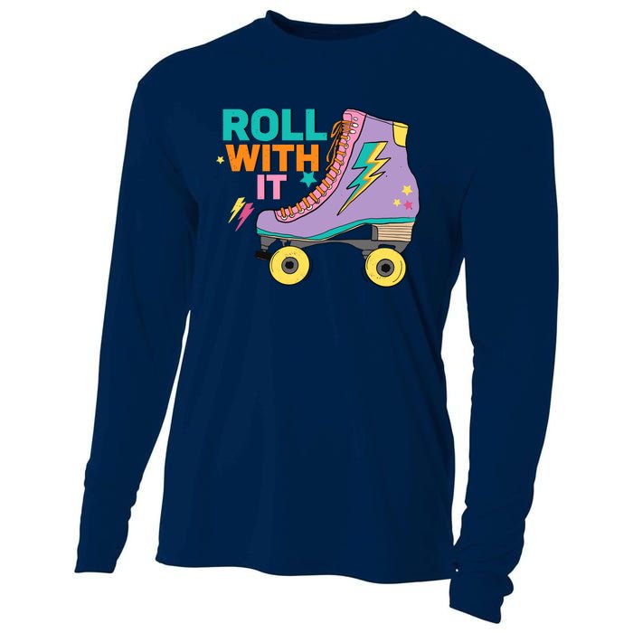 Retro Rollerskates 80S Derby Roller Skating For Teen Girl Cooling Performance Long Sleeve Crew