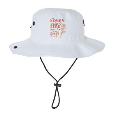 Retro Roses Are Fine But Mama Needs Wine Valentine's Day Legacy Cool Fit Booney Bucket Hat