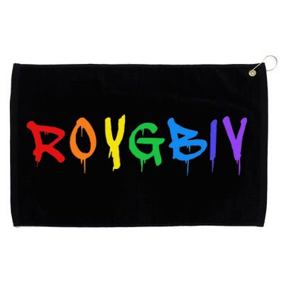 Roygbiv Rainbow Artist Art Student Teacher Grommeted Golf Towel