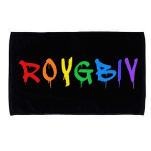 Roygbiv Rainbow Artist Art Student Teacher Microfiber Hand Towel