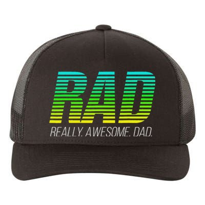 RAD Really Awesome Dad Happy Father's Day Yupoong Adult 5-Panel Trucker Hat