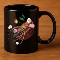 Ramen 11oz C Handle Ceramic Mug