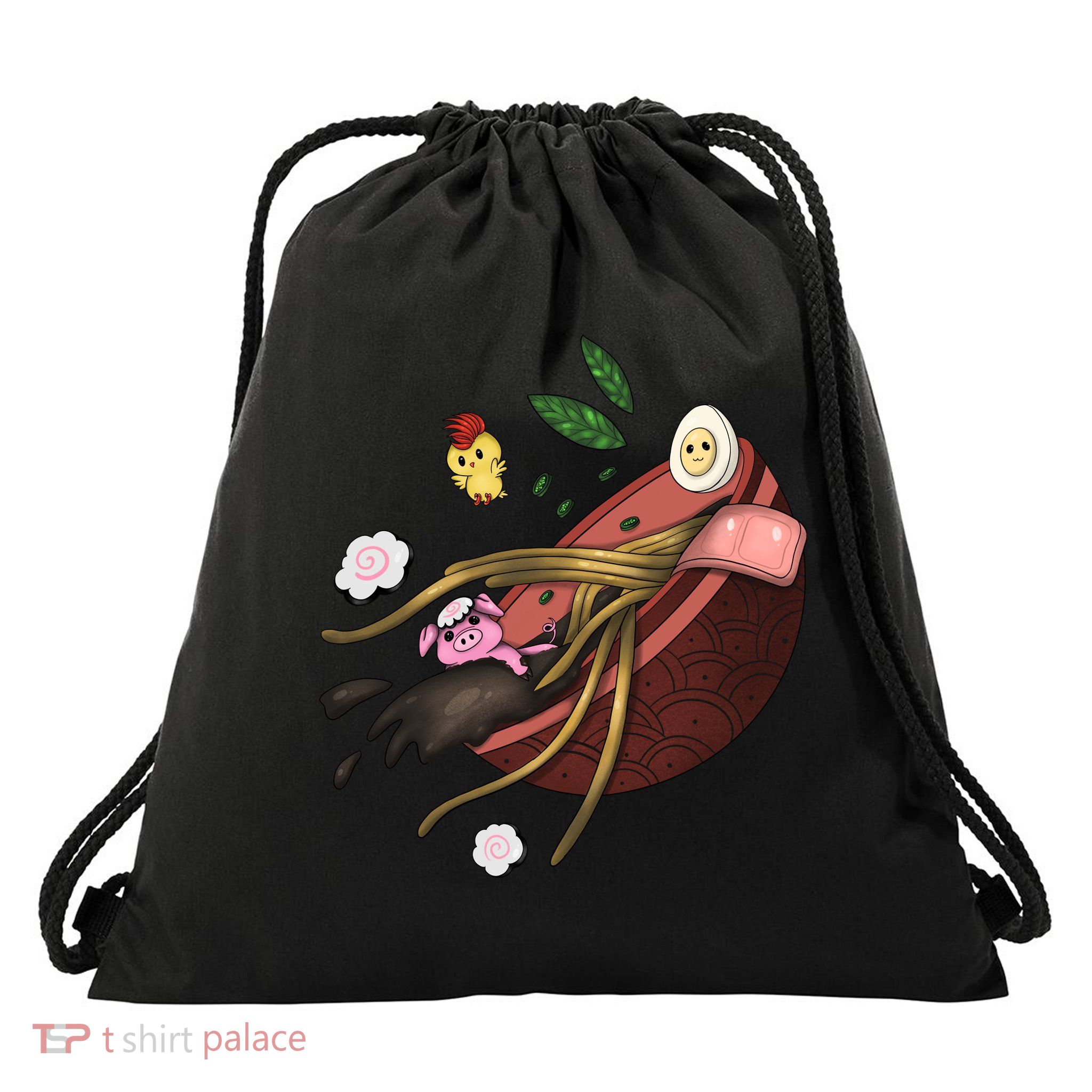 Ramen Drawstring Bag