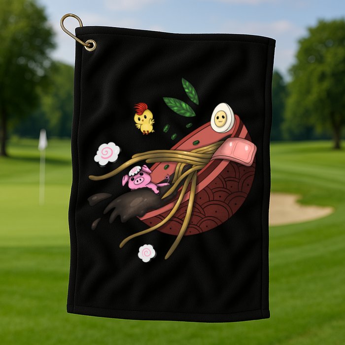 Ramen Golf Towel
