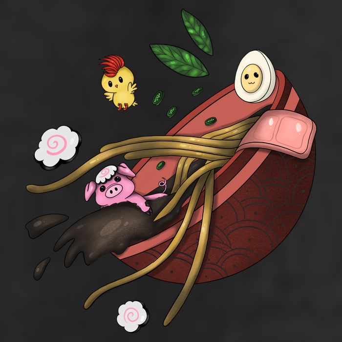 Ramen Golf Towel