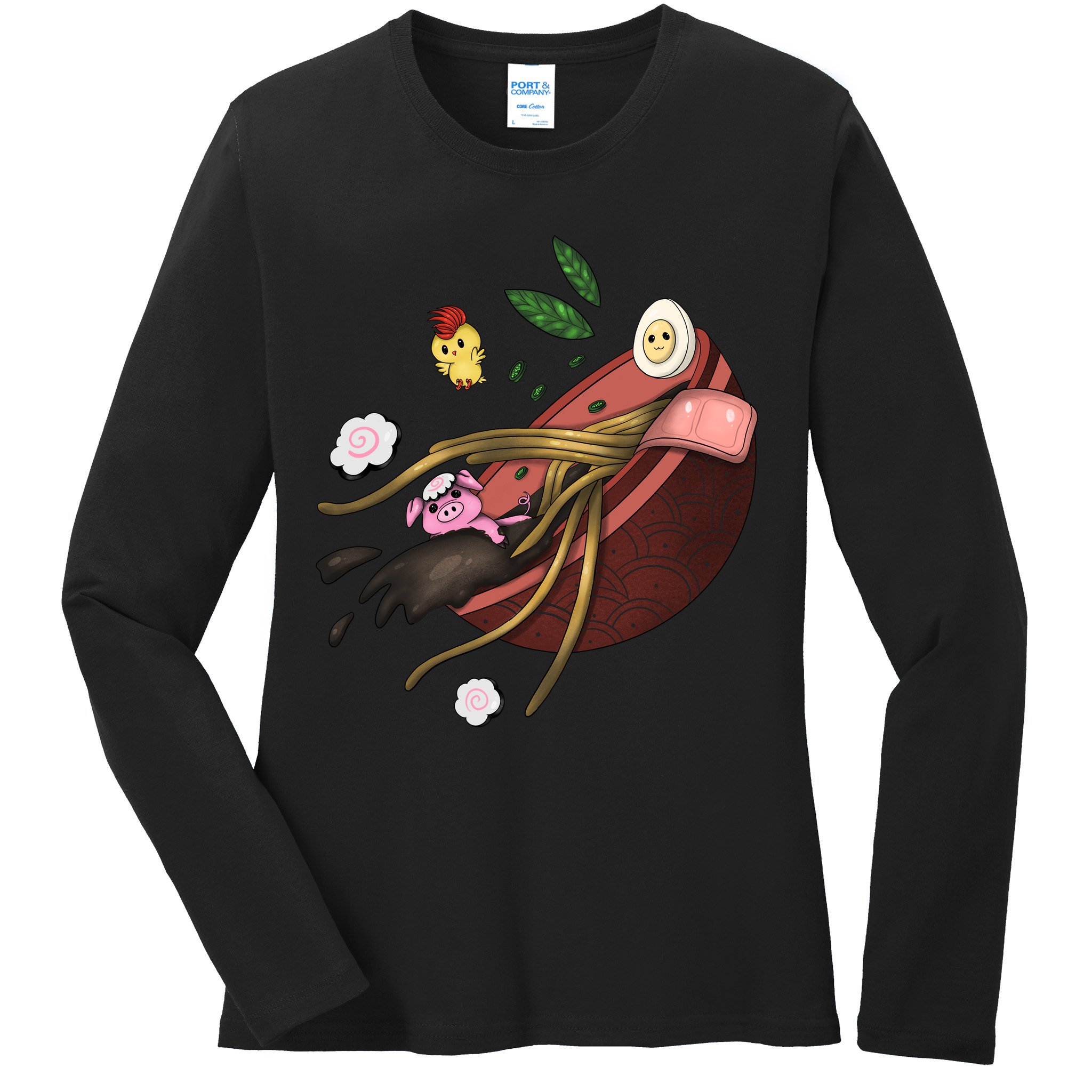 Ramen Ladies Long Sleeve Shirt