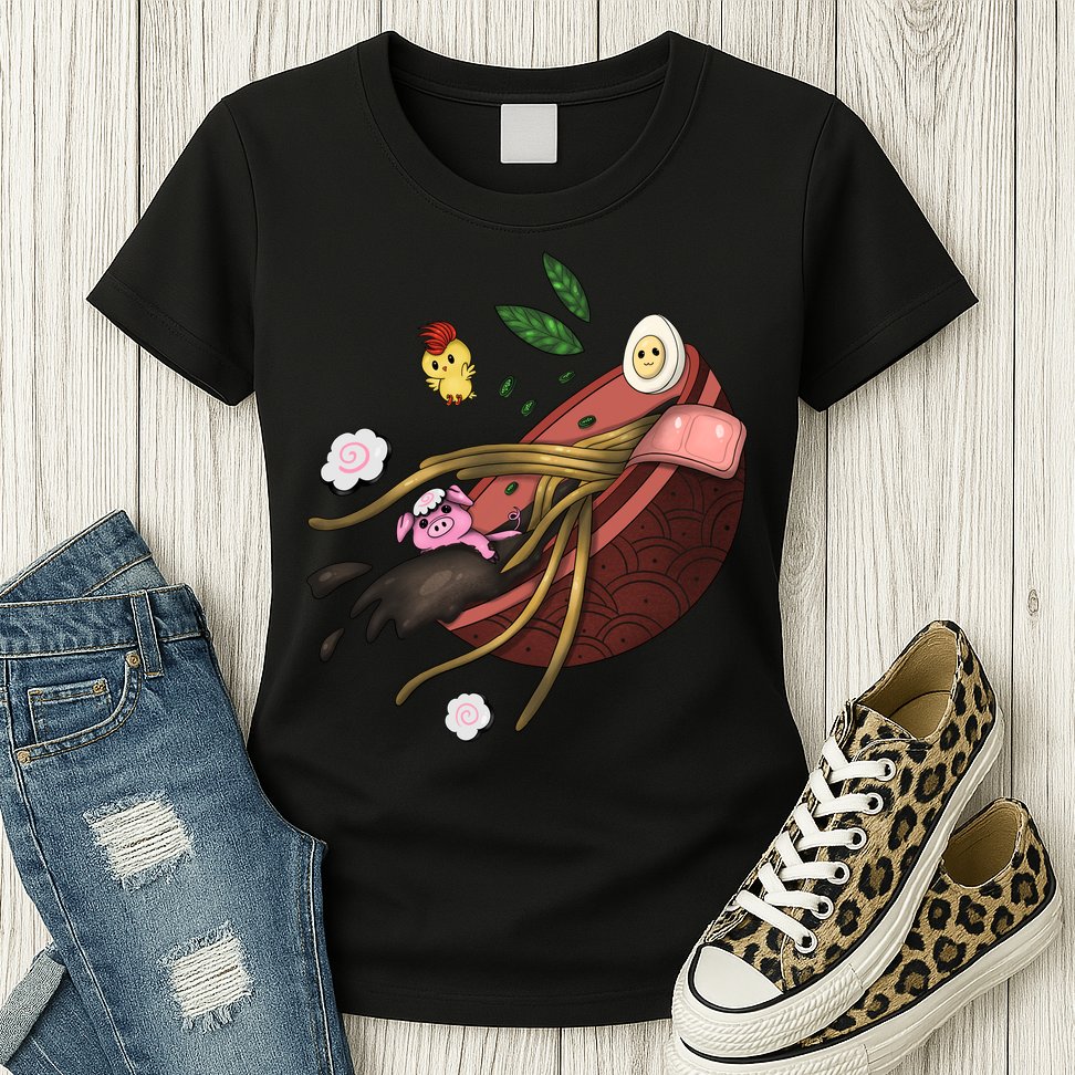 Ramen Womens T-Shirt
