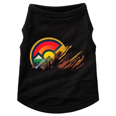 Red Rocks Amphitheater Colorado State Flag Doggie Tank