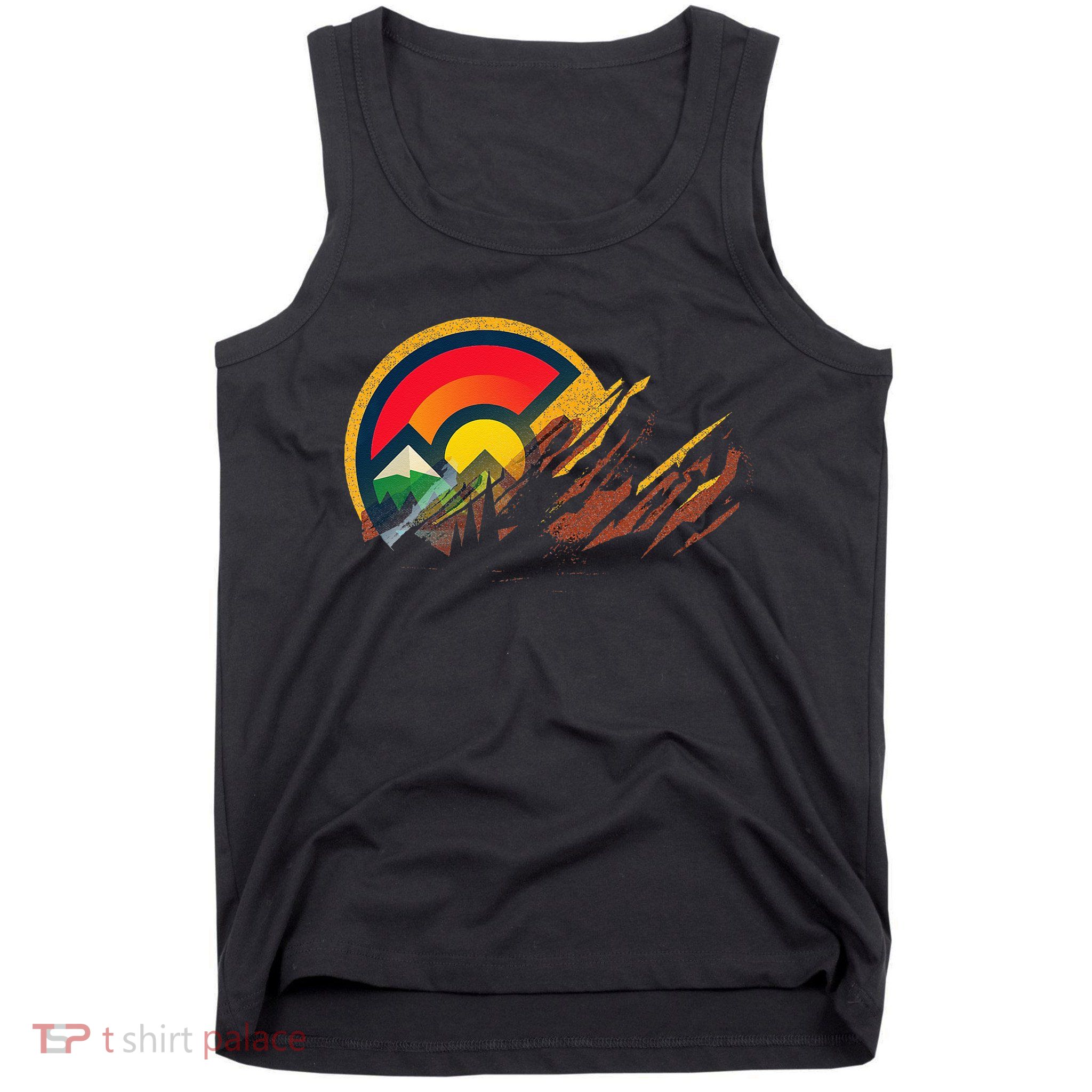 Red Rocks Amphitheater Colorado State Flag Tank Top