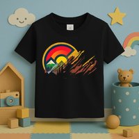 Red Rocks Amphitheater Colorado State Flag Toddler T-Shirt