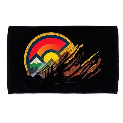 Red Rocks Amphitheater Colorado State Flag Microfiber Hand Towel