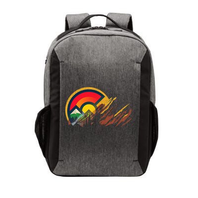 Red Rocks Amphitheater Colorado State Flag Vector Backpack