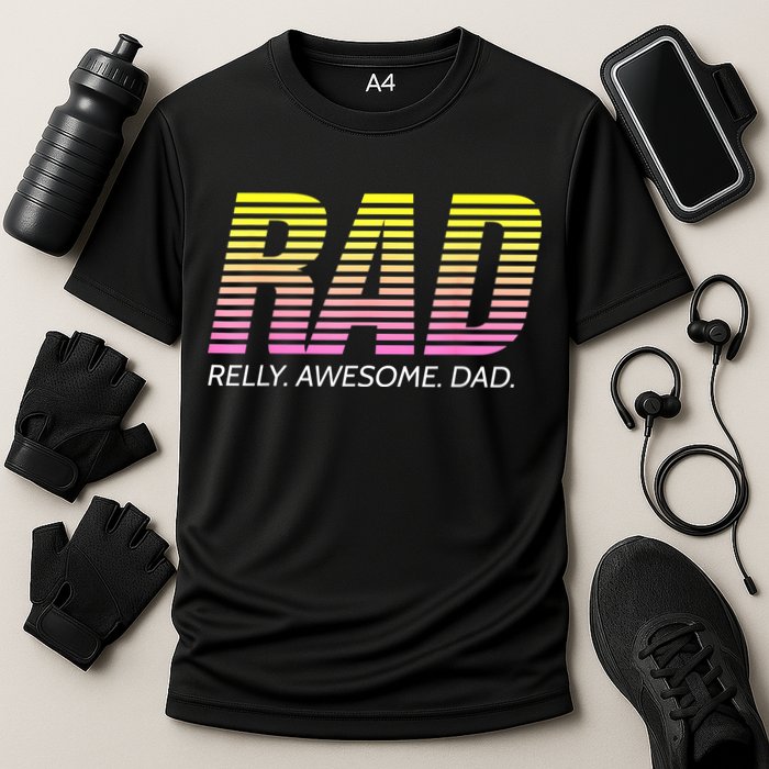 RAD Really Awesome Dad Father's Day Cooling Performance Crew T-Shirt
