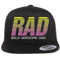 RAD Really Awesome Dad Father's Day Flat Bill Trucker Hat