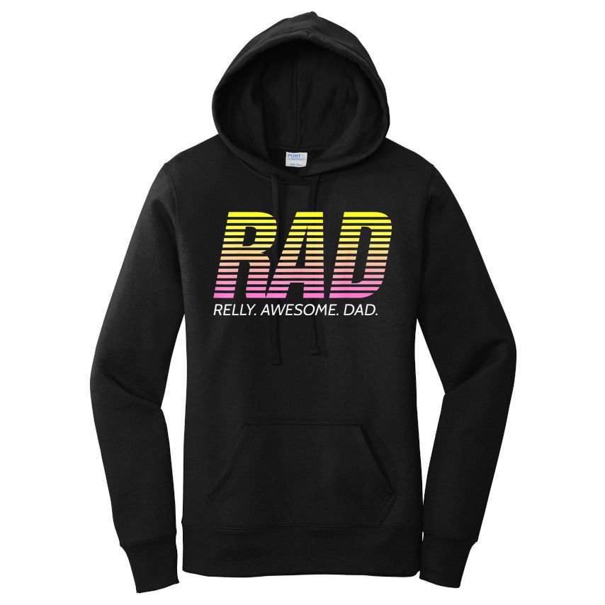 RAD Really Awesome Dad Father's Day Women's Pullover Hoodie