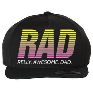 RAD Really Awesome Dad Father's Day Wool Snapback Cap