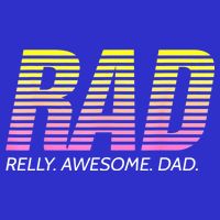 RAD Really Awesome Dad Father's Day Long Sleeve Shirt