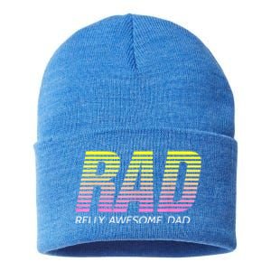 RAD Really Awesome Dad Father's Day Sustainable Knit Beanie