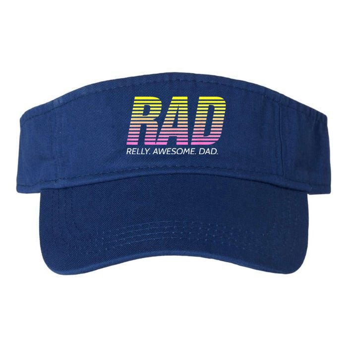 RAD Really Awesome Dad Father's Day Valucap Bio-Washed Visor