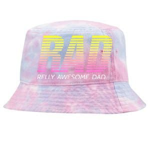 RAD Really Awesome Dad Father's Day Tie-Dyed Bucket Hat